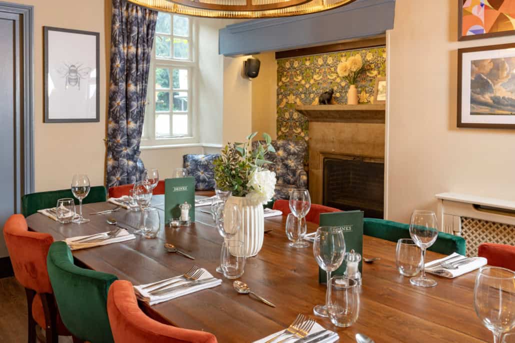 The Lion's Den, private dining at The Red Lion